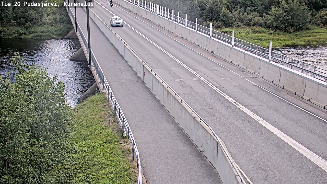 Weather Camera Image Väg 20Pudasjärvi, Kurenalus, Pudasjärvi, Pohjois-Pohjanmaa