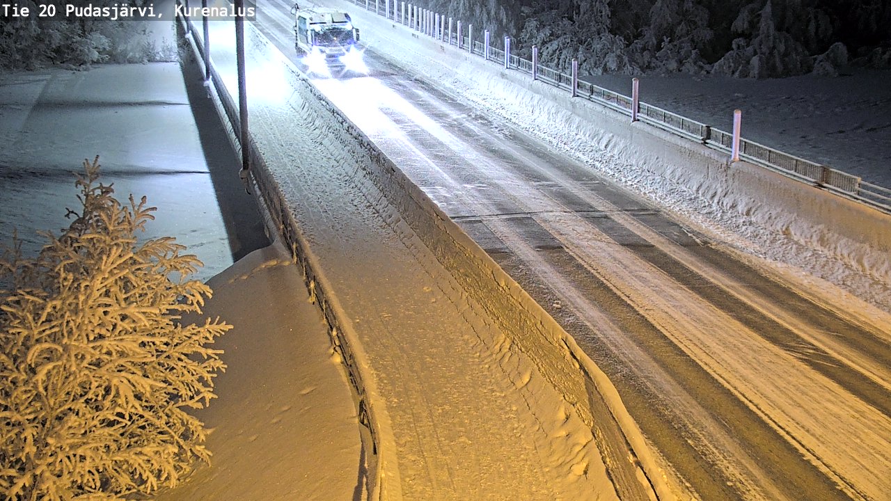 Kelikamerat Kuva Tie 20 Pudasjärvi, Kurenalus, Pudasjärvi, Pohjois-Pohjanmaa