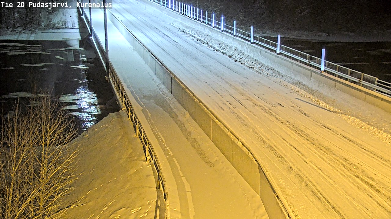 Kelikamerat Kuva Tie 20 Pudasjärvi, Kurenalus, Pudasjärvi, Pohjois-Pohjanmaa