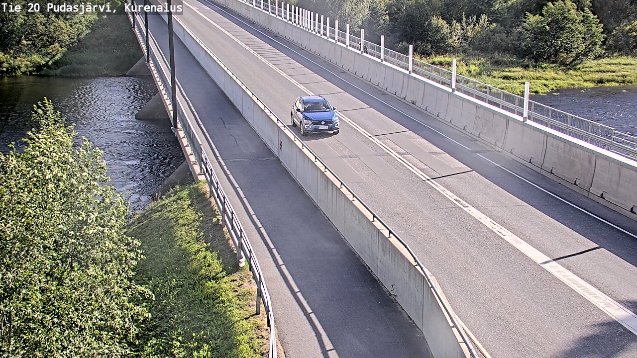 Weather Camera Image Väg 20Pudasjärvi, Kurenalus, Pudasjärvi, Pohjois-Pohjanmaa