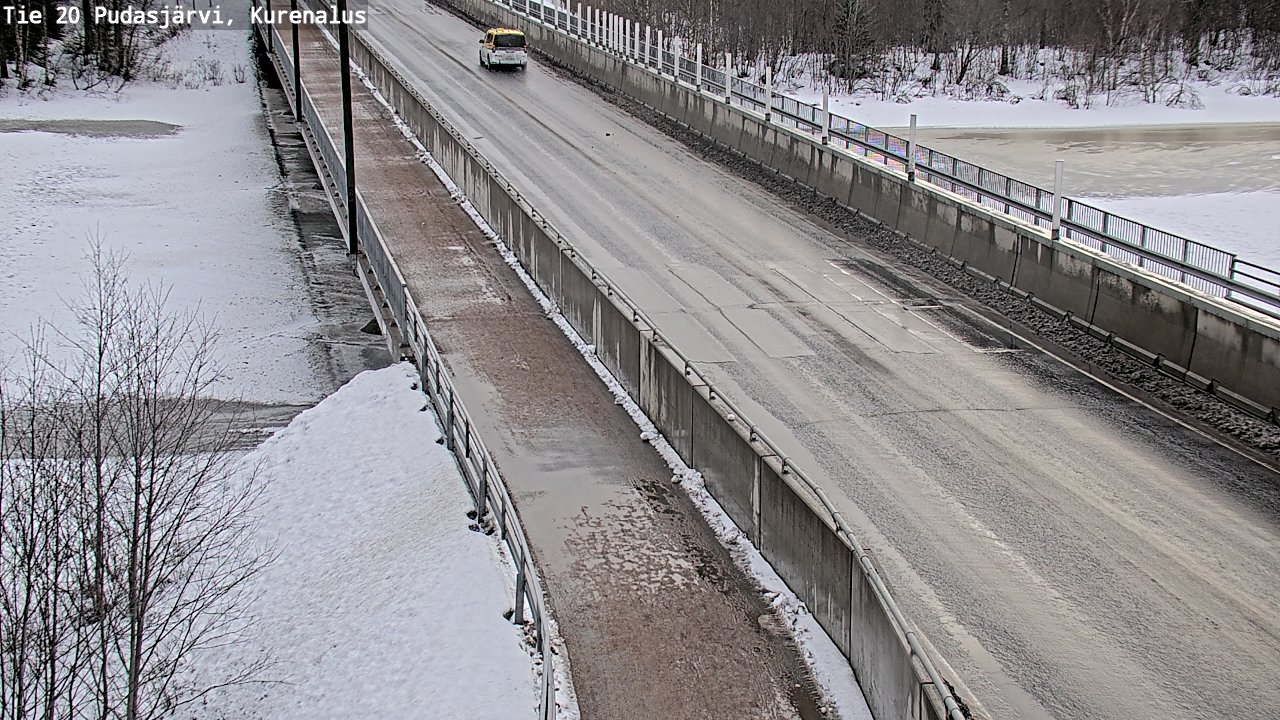Kelikamerat Kuva Tie 20 Pudasjärvi, Kurenalus, Pudasjärvi, Pohjois-Pohjanmaa