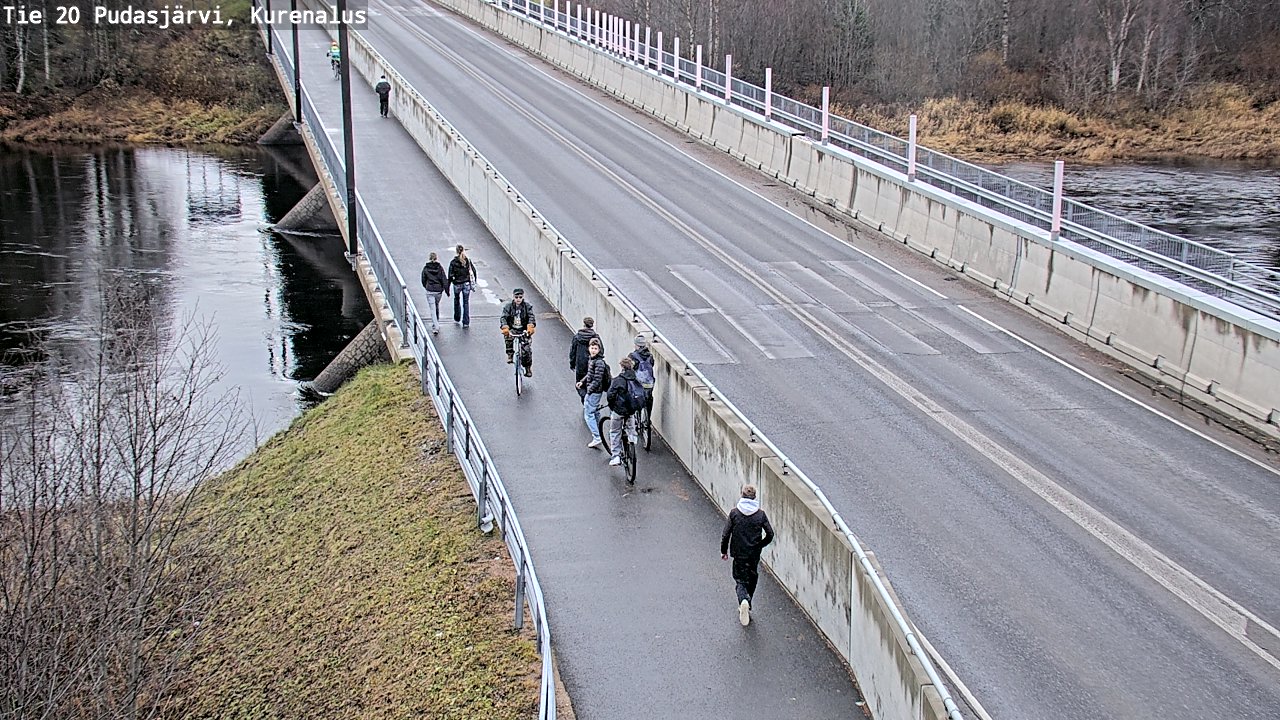 Kelikamerat Kuva Tie 20 Pudasjärvi, Kurenalus, Pudasjärvi, Pohjois-Pohjanmaa