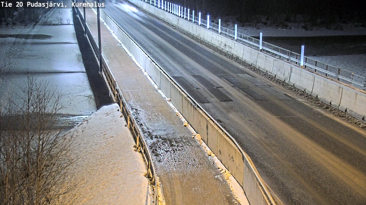 Kelikamerat Kuva Tie 20 Pudasjärvi, Kurenalus, Pudasjärvi, Pohjois-Pohjanmaa