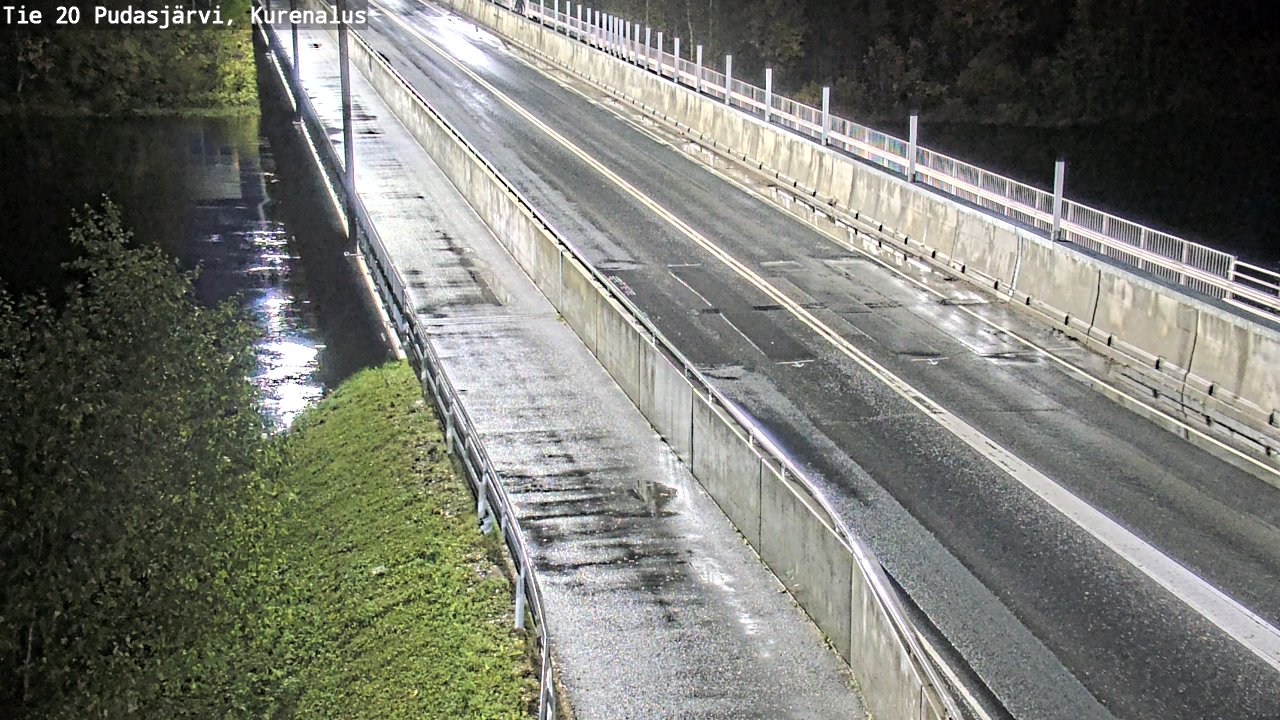 Weather Camera Image Road 20 Pudasjärvi, Kurenalus, Pudasjärvi, Pohjois-Pohjanmaa