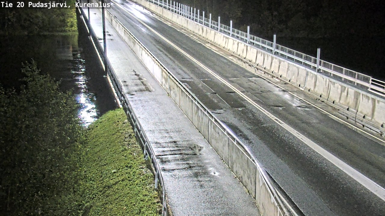 Weather Camera Image Road 20 Pudasjärvi, Kurenalus, Pudasjärvi, Pohjois-Pohjanmaa