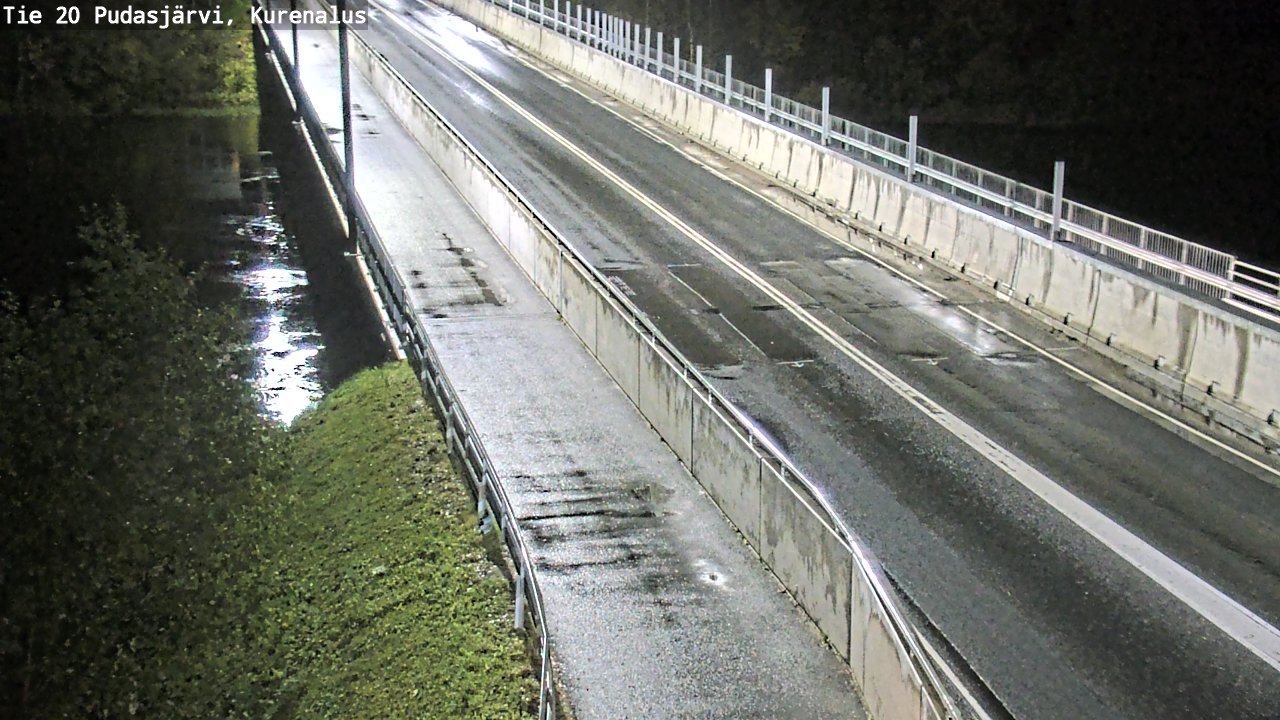 Weather Camera Image Road 20 Pudasjärvi, Kurenalus, Pudasjärvi, Pohjois-Pohjanmaa
