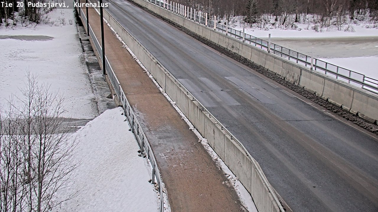 Kelikamerat Kuva Tie 20 Pudasjärvi, Kurenalus, Pudasjärvi, Pohjois-Pohjanmaa