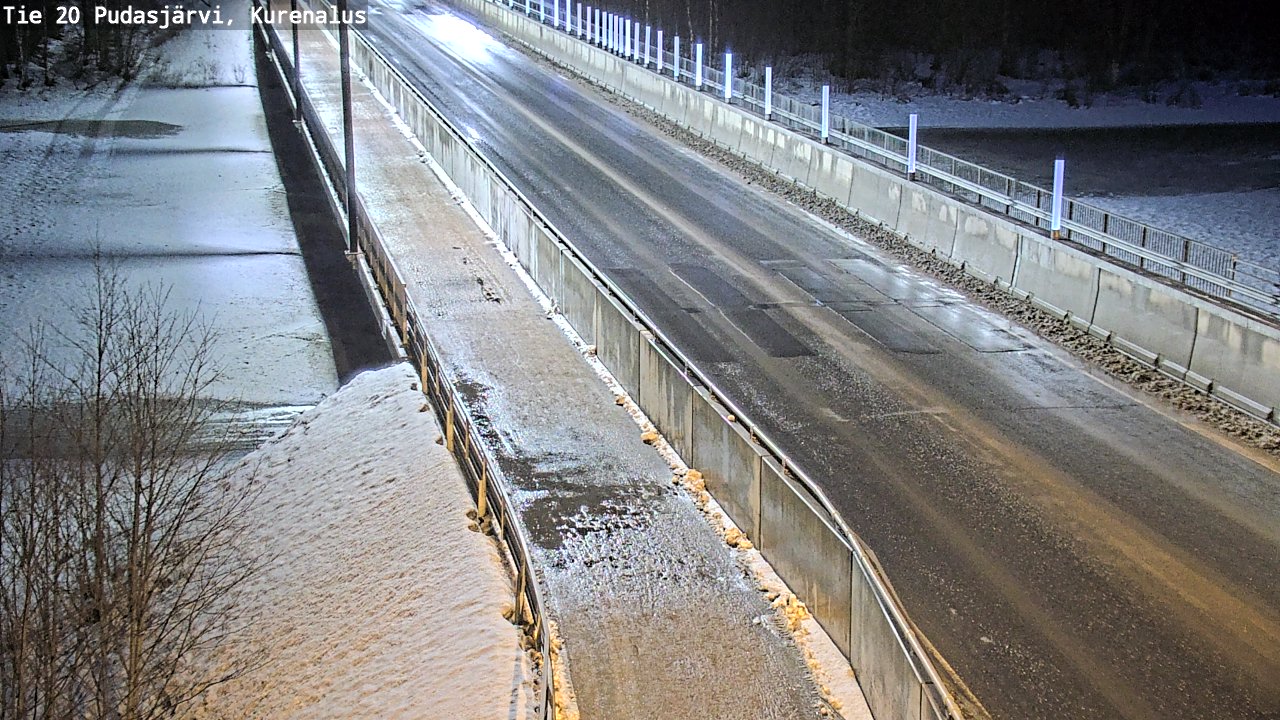 Kelikamerat Kuva Tie 20 Pudasjärvi, Kurenalus, Pudasjärvi, Pohjois-Pohjanmaa