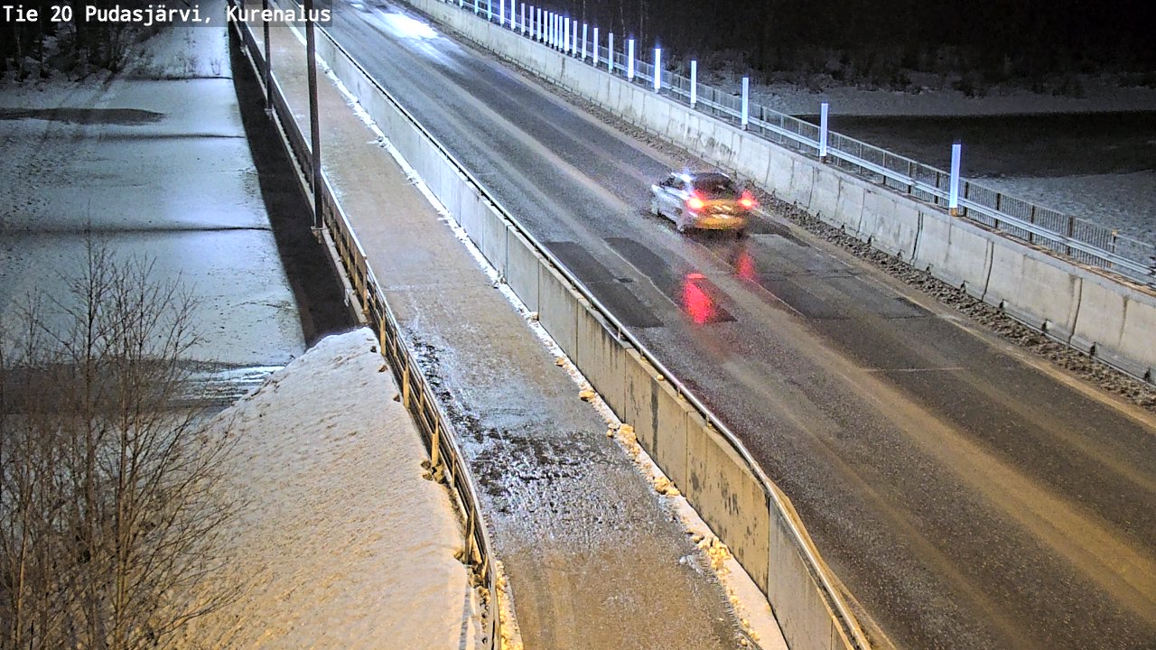 Kelikamerat Kuva Tie 20 Pudasjärvi, Kurenalus, Pudasjärvi, Pohjois-Pohjanmaa