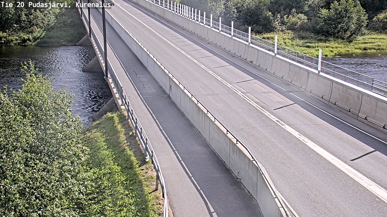 Weather Camera Image Väg 20Pudasjärvi, Kurenalus, Pudasjärvi, Pohjois-Pohjanmaa