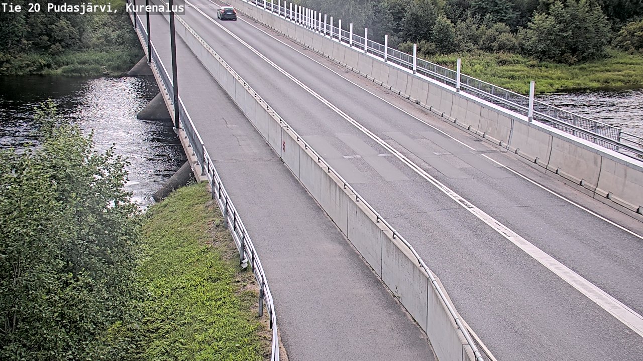 Weather Camera Image Väg 20Pudasjärvi, Kurenalus, Pudasjärvi, Pohjois-Pohjanmaa