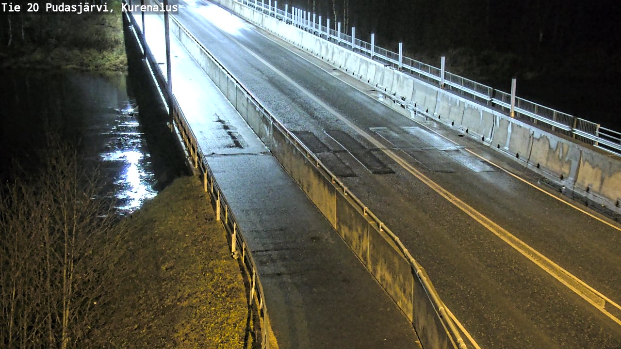 Kelikamerat Kuva Tie 20 Pudasjärvi, Kurenalus, Pudasjärvi, Pohjois-Pohjanmaa