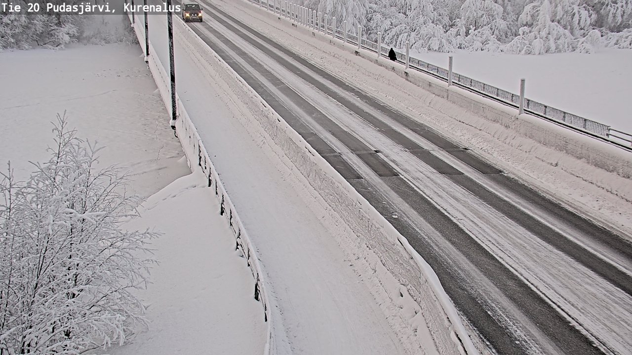 Kelikamerat Kuva Tie 20 Pudasjärvi, Kurenalus, Pudasjärvi, Pohjois-Pohjanmaa