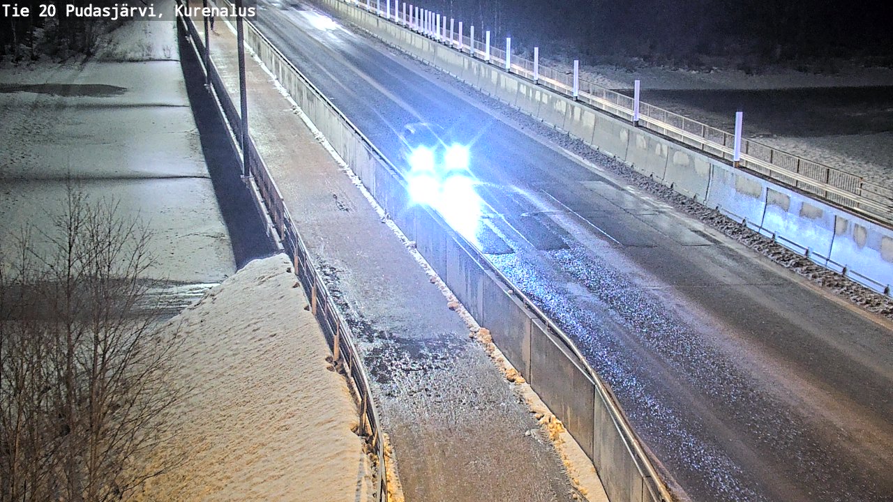 Kelikamerat Kuva Tie 20 Pudasjärvi, Kurenalus, Pudasjärvi, Pohjois-Pohjanmaa