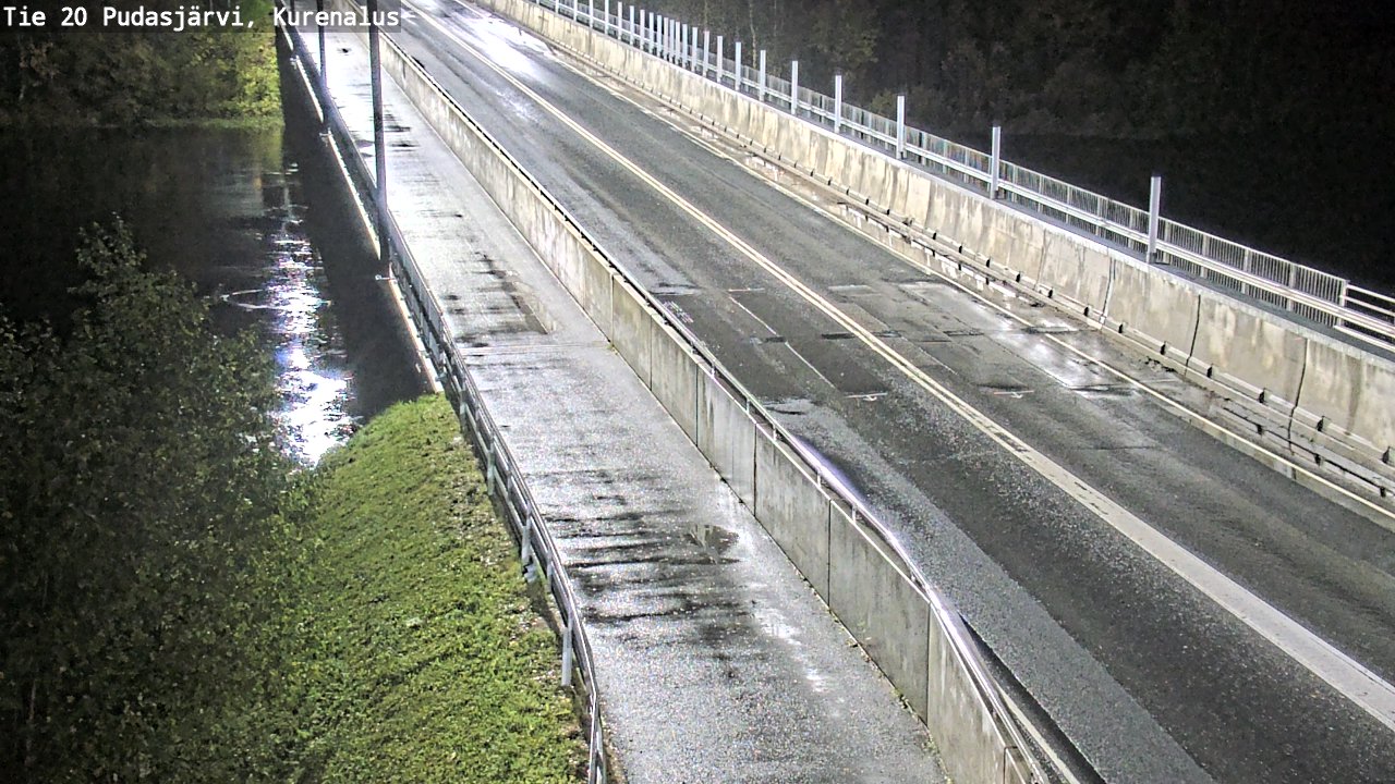 Weather Camera Image Road 20 Pudasjärvi, Kurenalus, Pudasjärvi, Pohjois-Pohjanmaa
