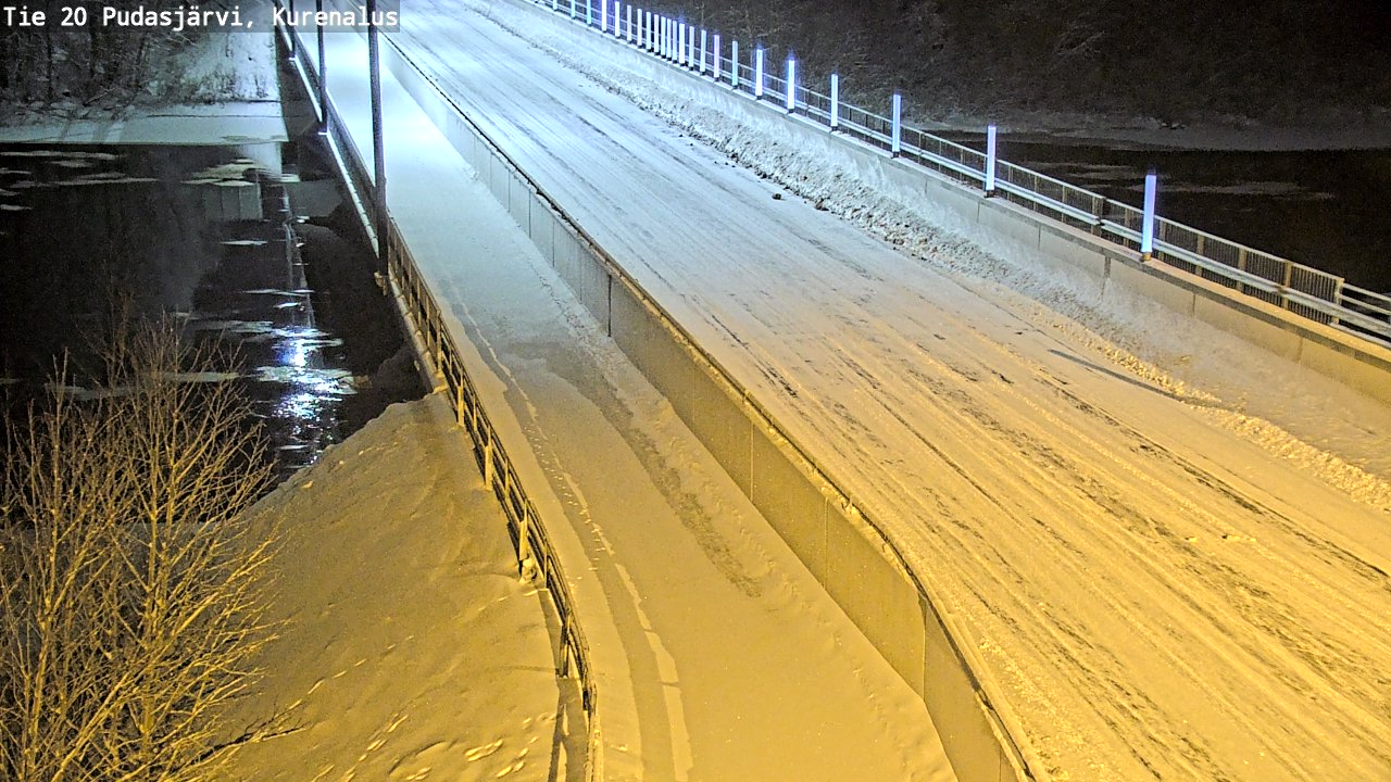 Kelikamerat Kuva Tie 20 Pudasjärvi, Kurenalus, Pudasjärvi, Pohjois-Pohjanmaa