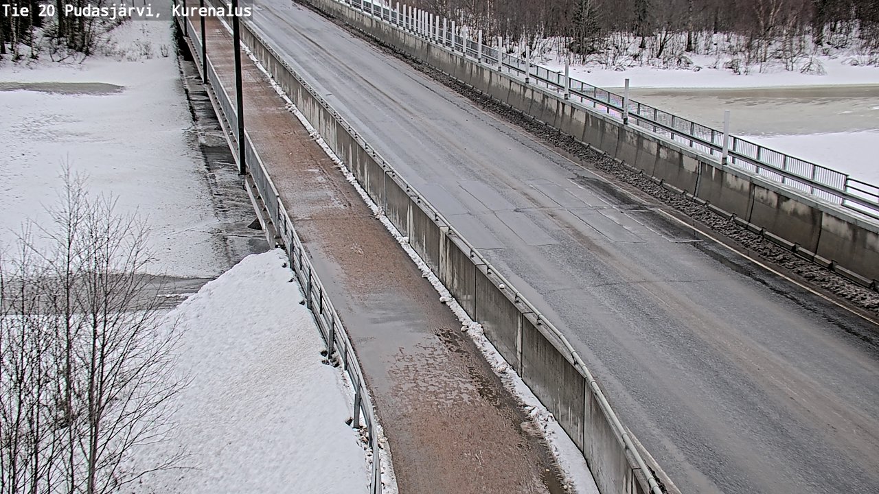 Kelikamerat Kuva Tie 20 Pudasjärvi, Kurenalus, Pudasjärvi, Pohjois-Pohjanmaa