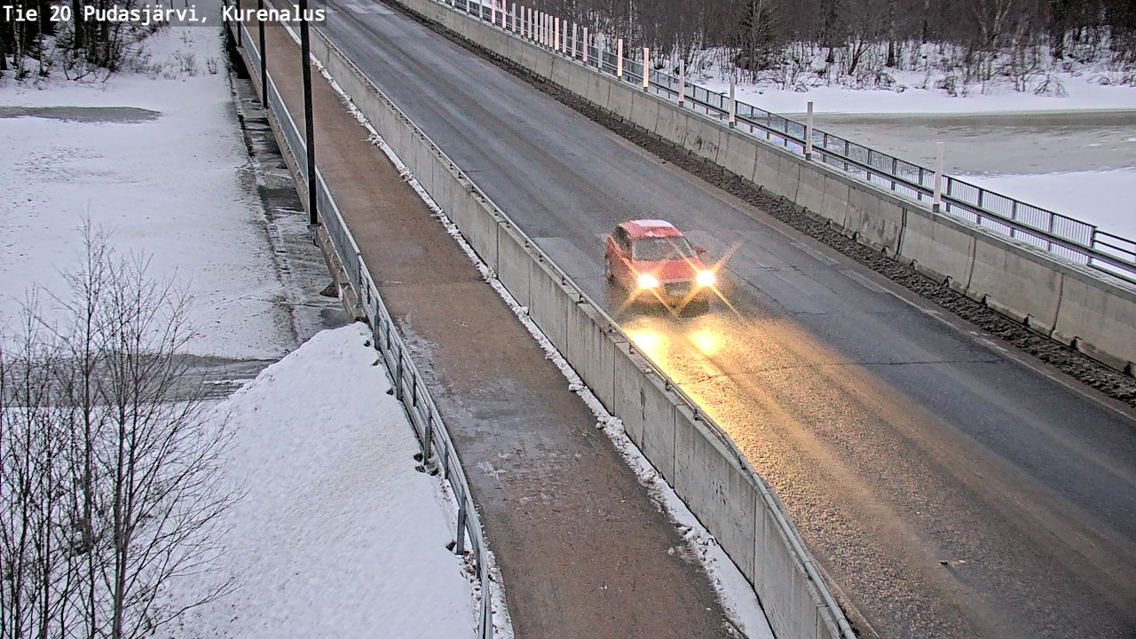 Kelikamerat Kuva Tie 20 Pudasjärvi, Kurenalus, Pudasjärvi, Pohjois-Pohjanmaa