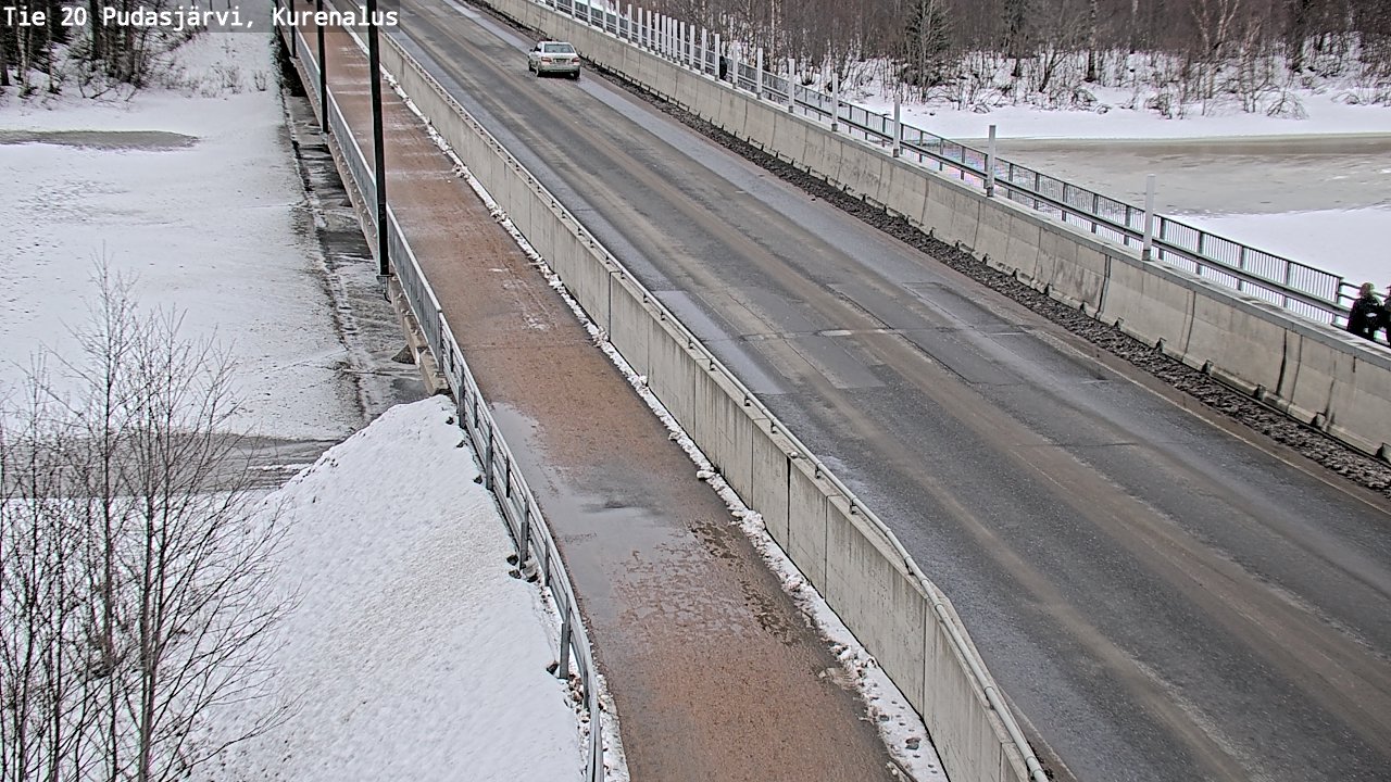 Kelikamerat Kuva Tie 20 Pudasjärvi, Kurenalus, Pudasjärvi, Pohjois-Pohjanmaa