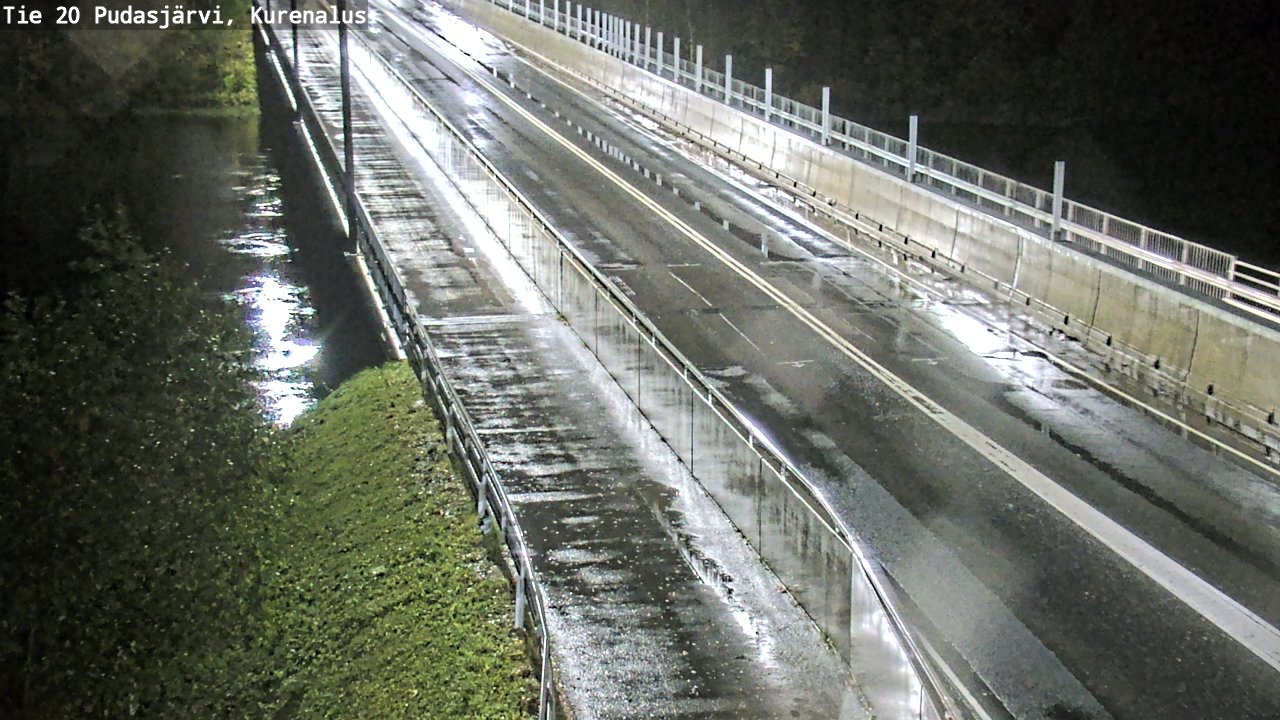 Weather Camera Image Road 20 Pudasjärvi, Kurenalus, Pudasjärvi, Pohjois-Pohjanmaa