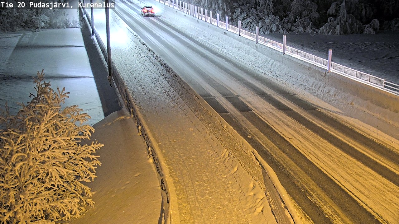Kelikamerat Kuva Tie 20 Pudasjärvi, Kurenalus, Pudasjärvi, Pohjois-Pohjanmaa