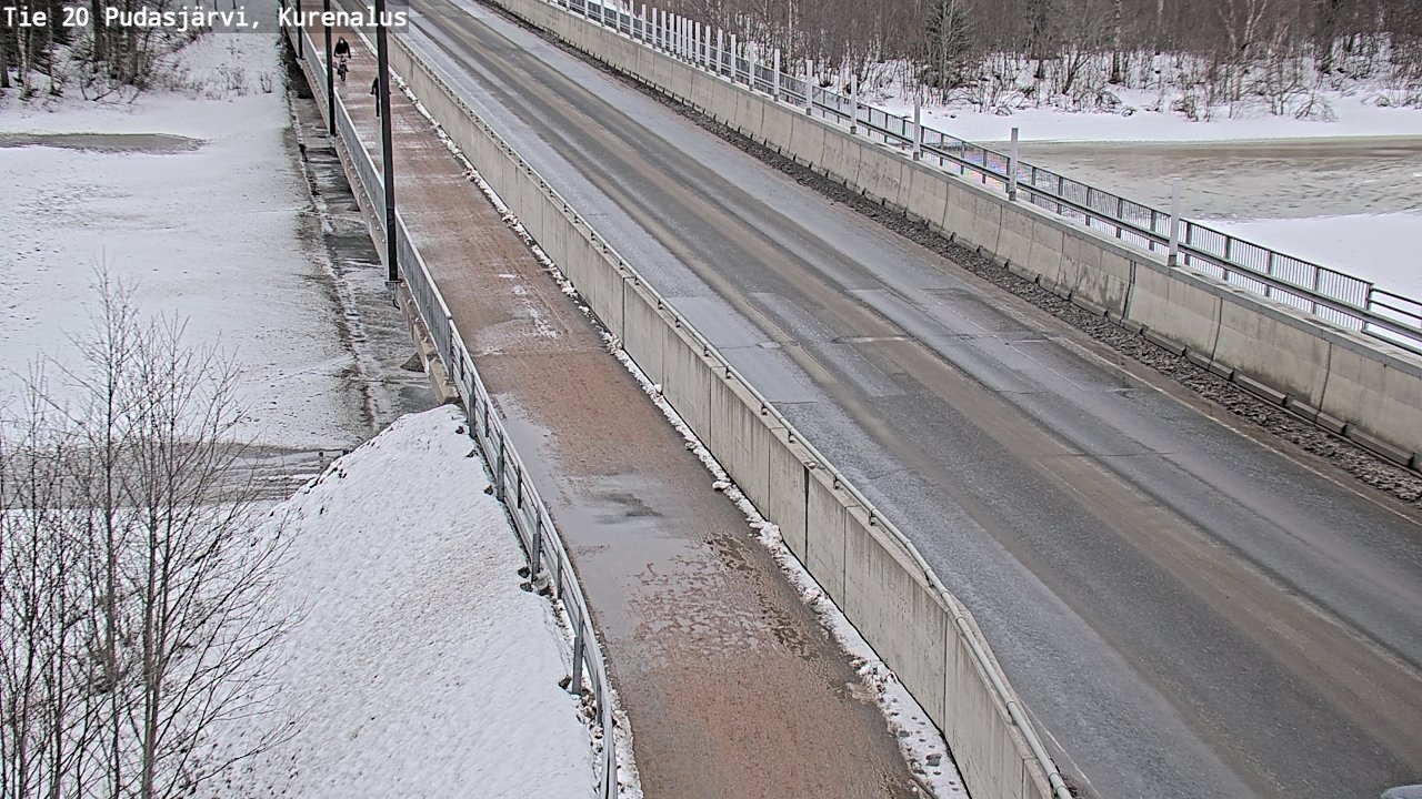 Weather Camera Image Väg 20Pudasjärvi, Kurenalus, Pudasjärvi, Pohjois-Pohjanmaa