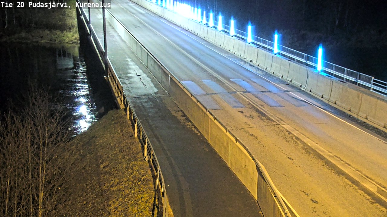Kelikamerat Kuva Tie 20 Pudasjärvi, Kurenalus, Pudasjärvi, Pohjois-Pohjanmaa