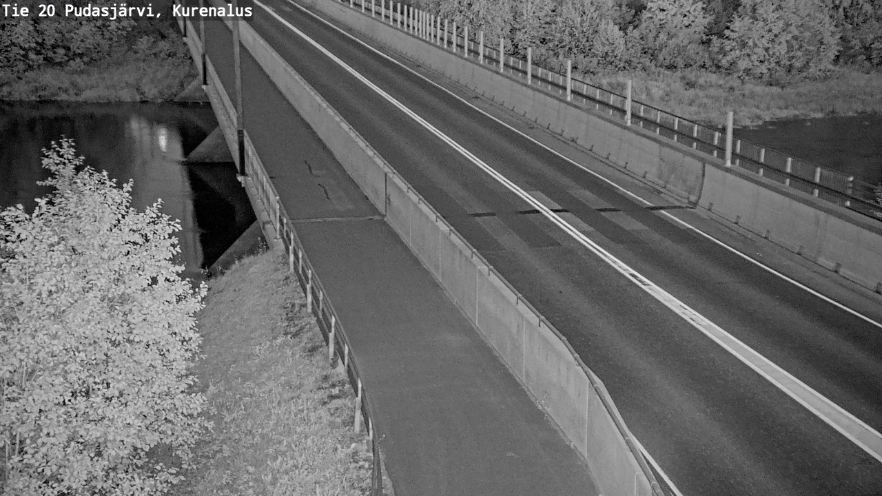 Weather Camera Image Väg 20Pudasjärvi, Kurenalus, Pudasjärvi, Pohjois-Pohjanmaa
