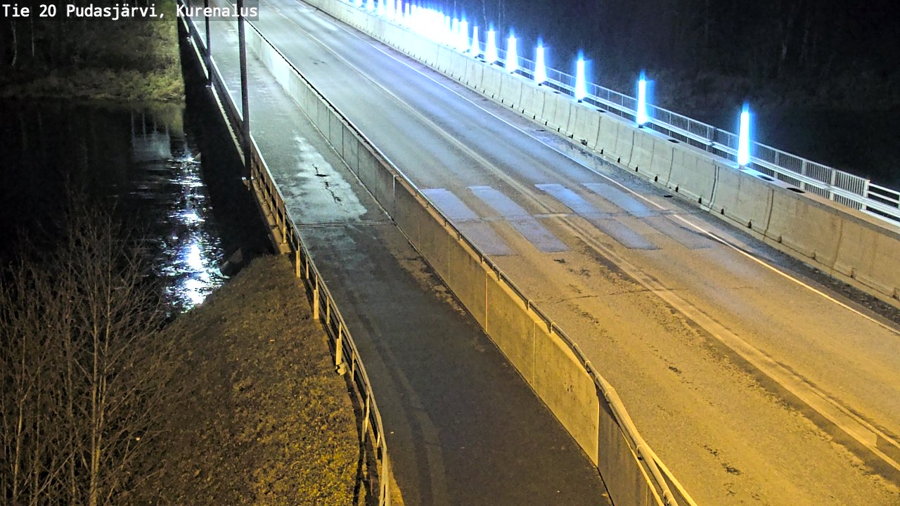 Kelikamerat Kuva Tie 20 Pudasjärvi, Kurenalus, Pudasjärvi, Pohjois-Pohjanmaa
