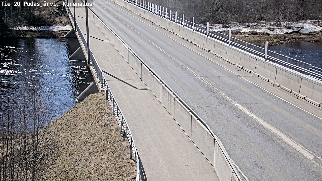 Weather Camera Image Väg 20Pudasjärvi, Kurenalus, Pudasjärvi, Pohjois-Pohjanmaa