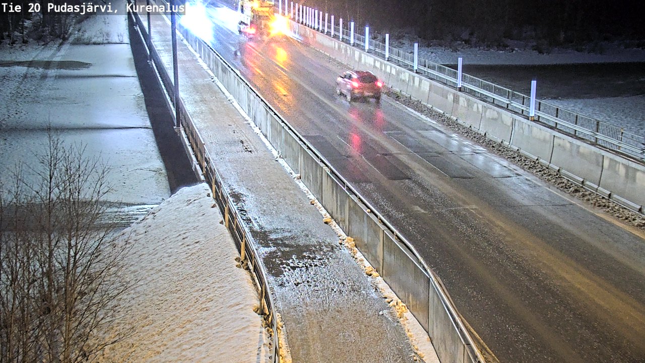 Kelikamerat Kuva Tie 20 Pudasjärvi, Kurenalus, Pudasjärvi, Pohjois-Pohjanmaa