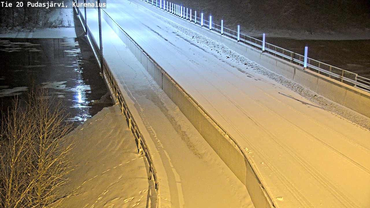 Kelikamerat Kuva Tie 20 Pudasjärvi, Kurenalus, Pudasjärvi, Pohjois-Pohjanmaa