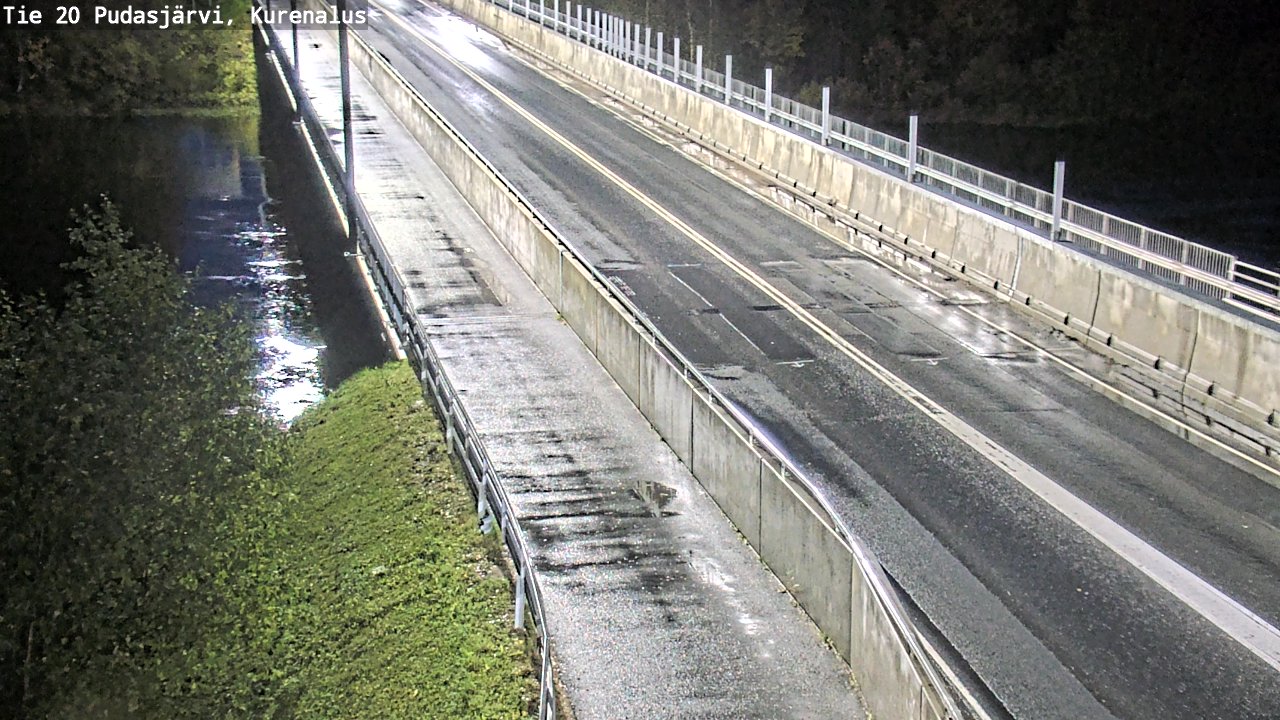 Weather Camera Image Road 20 Pudasjärvi, Kurenalus, Pudasjärvi, Pohjois-Pohjanmaa