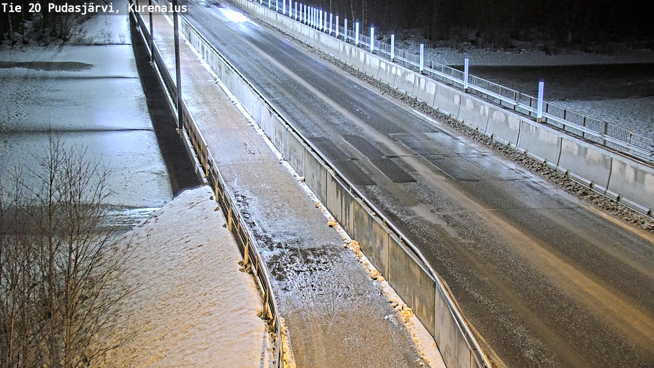 Kelikamerat Kuva Tie 20 Pudasjärvi, Kurenalus, Pudasjärvi, Pohjois-Pohjanmaa