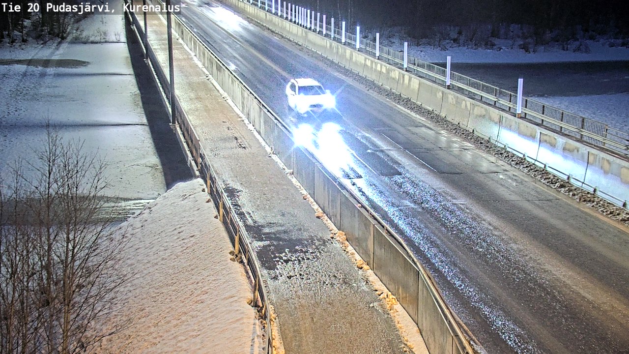 Kelikamerat Kuva Tie 20 Pudasjärvi, Kurenalus, Pudasjärvi, Pohjois-Pohjanmaa