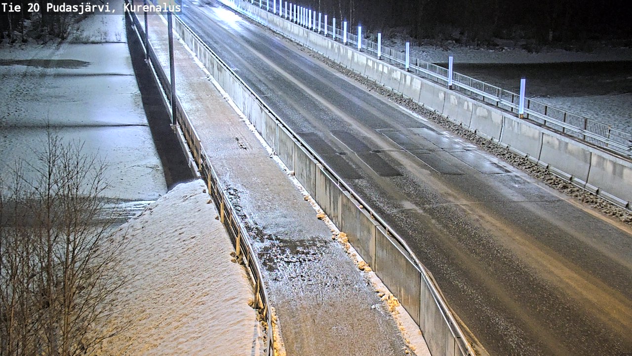 Kelikamerat Kuva Tie 20 Pudasjärvi, Kurenalus, Pudasjärvi, Pohjois-Pohjanmaa