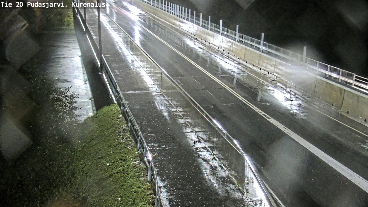Weather Camera Image Road 20 Pudasjärvi, Kurenalus, Pudasjärvi, Pohjois-Pohjanmaa