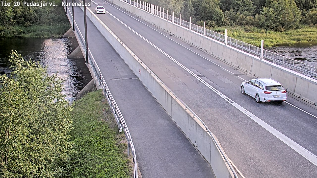 Weather Camera Image Väg 20Pudasjärvi, Kurenalus, Pudasjärvi, Pohjois-Pohjanmaa