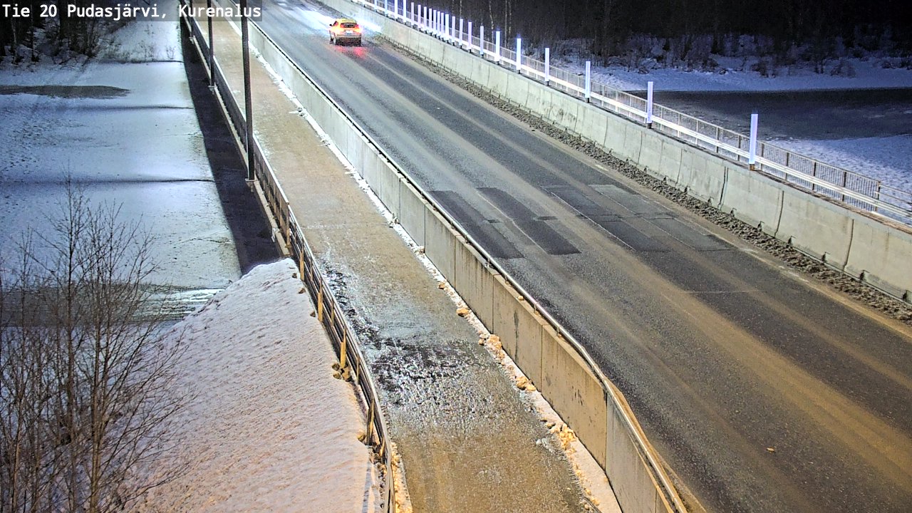 Kelikamerat Kuva Tie 20 Pudasjärvi, Kurenalus, Pudasjärvi, Pohjois-Pohjanmaa