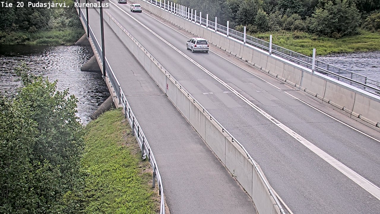 Weather Camera Image Väg 20Pudasjärvi, Kurenalus, Pudasjärvi, Pohjois-Pohjanmaa