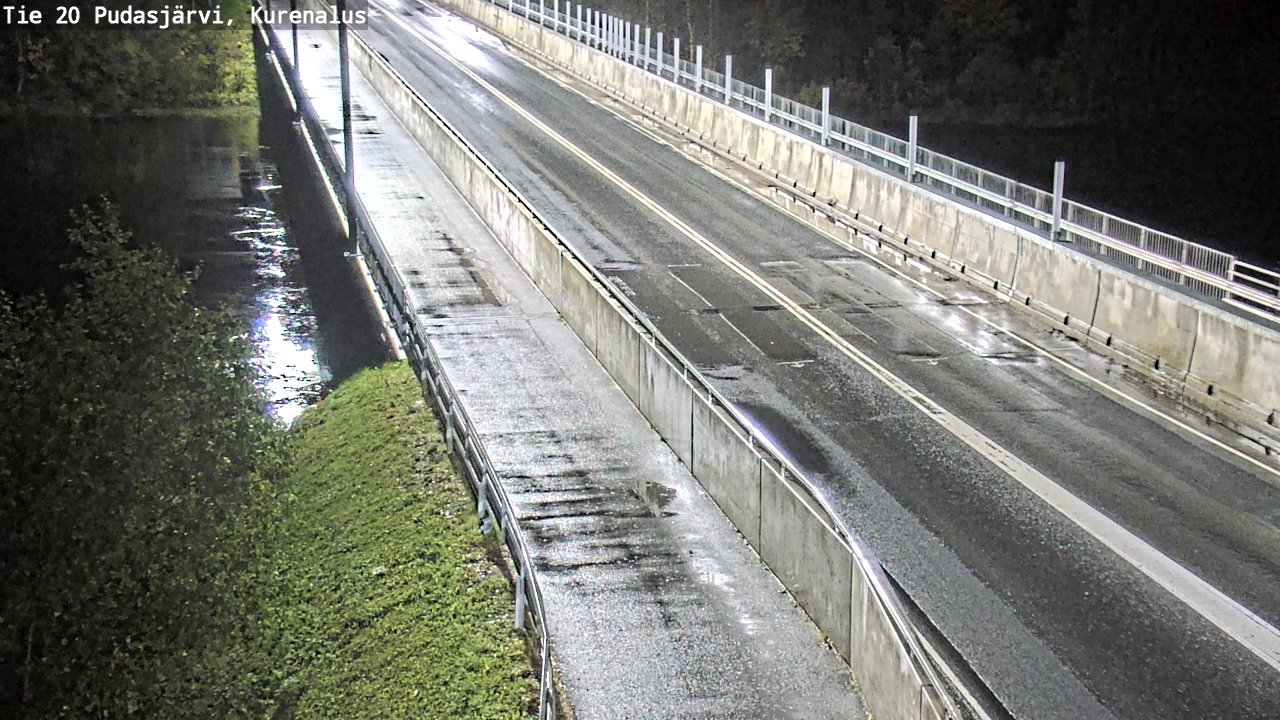 Weather Camera Image Road 20 Pudasjärvi, Kurenalus, Pudasjärvi, Pohjois-Pohjanmaa