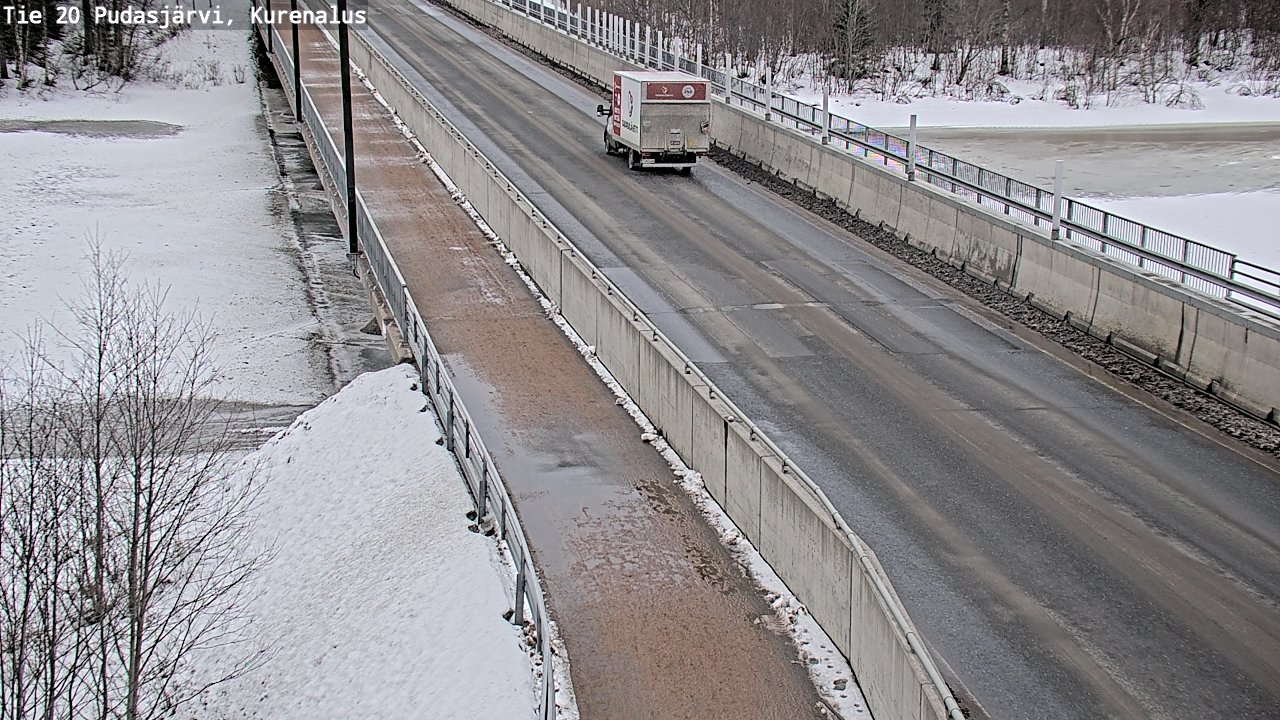 Kelikamerat Kuva Tie 20 Pudasjärvi, Kurenalus, Pudasjärvi, Pohjois-Pohjanmaa