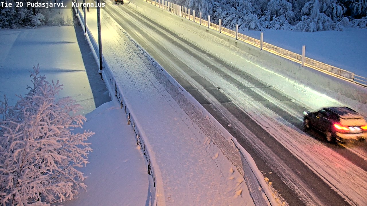 Kelikamerat Kuva Tie 20 Pudasjärvi, Kurenalus, Pudasjärvi, Pohjois-Pohjanmaa