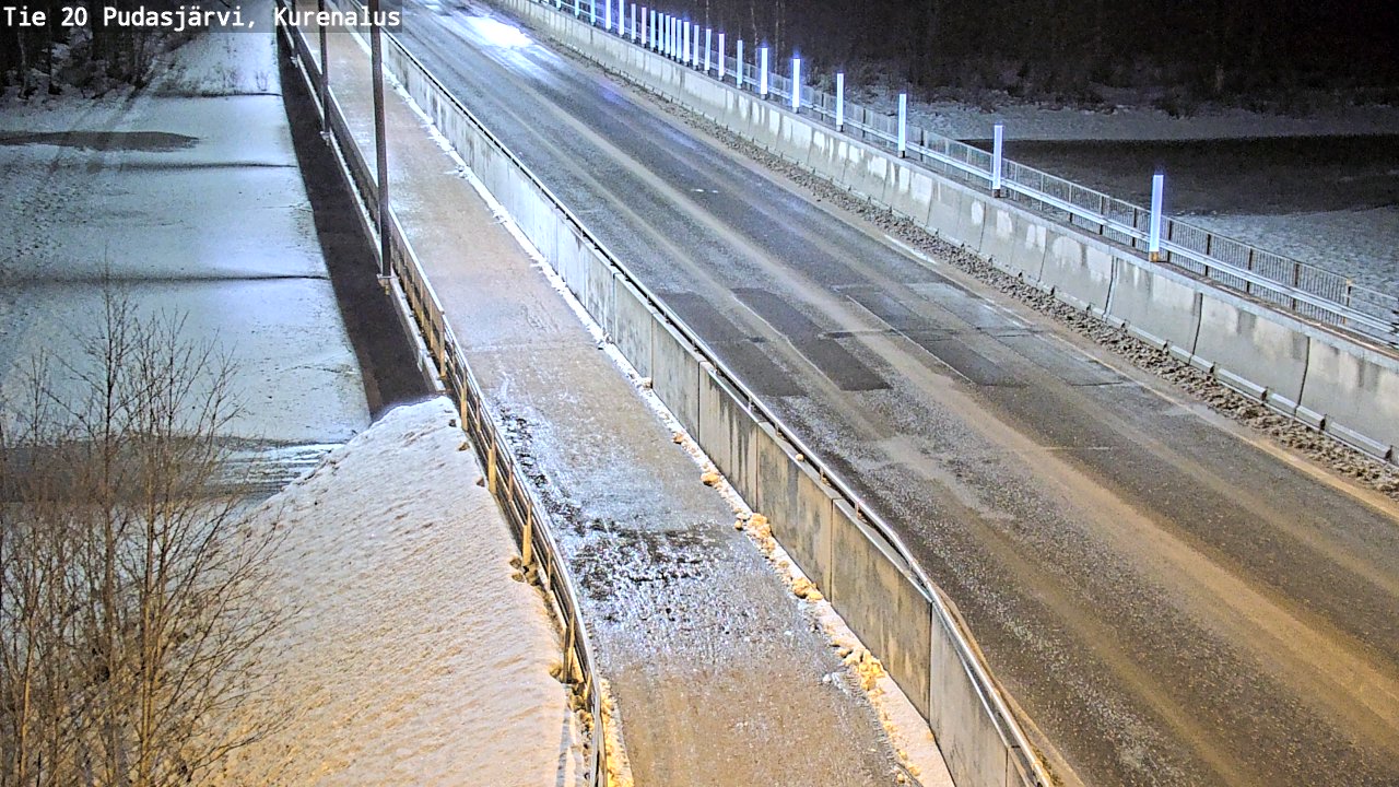 Kelikamerat Kuva Tie 20 Pudasjärvi, Kurenalus, Pudasjärvi, Pohjois-Pohjanmaa