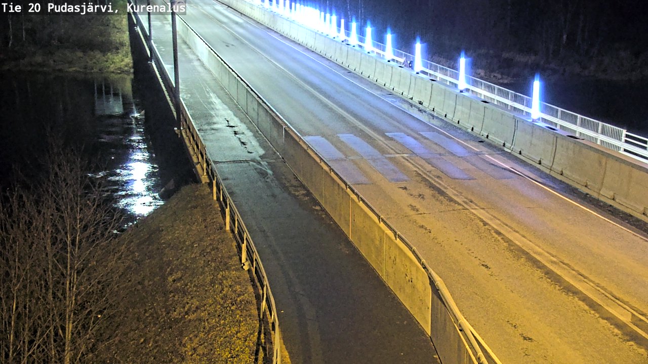 Kelikamerat Kuva Tie 20 Pudasjärvi, Kurenalus, Pudasjärvi, Pohjois-Pohjanmaa