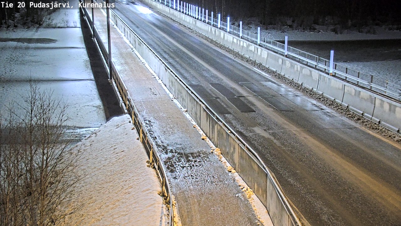 Kelikamerat Kuva Tie 20 Pudasjärvi, Kurenalus, Pudasjärvi, Pohjois-Pohjanmaa