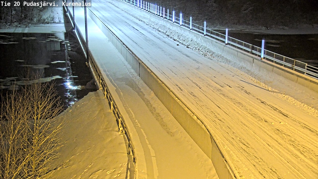 Kelikamerat Kuva Tie 20 Pudasjärvi, Kurenalus, Pudasjärvi, Pohjois-Pohjanmaa