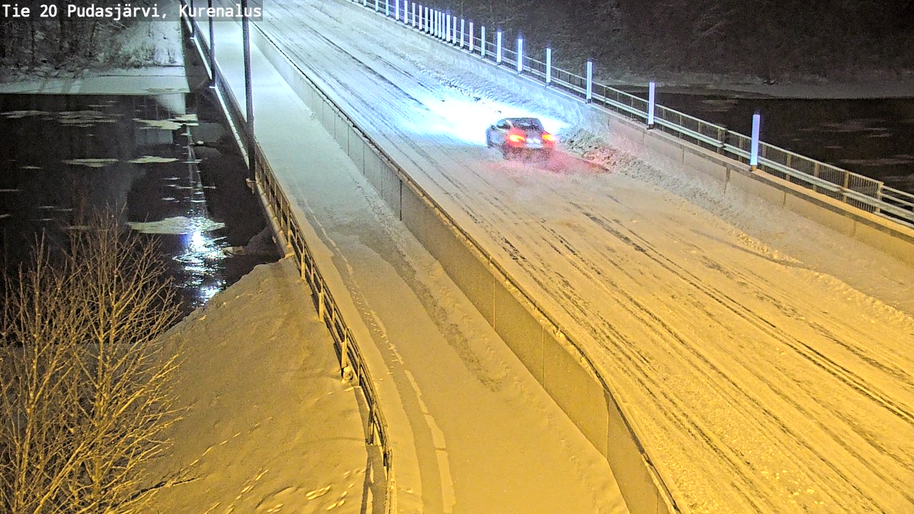 Kelikamerat Kuva Tie 20 Pudasjärvi, Kurenalus, Pudasjärvi, Pohjois-Pohjanmaa