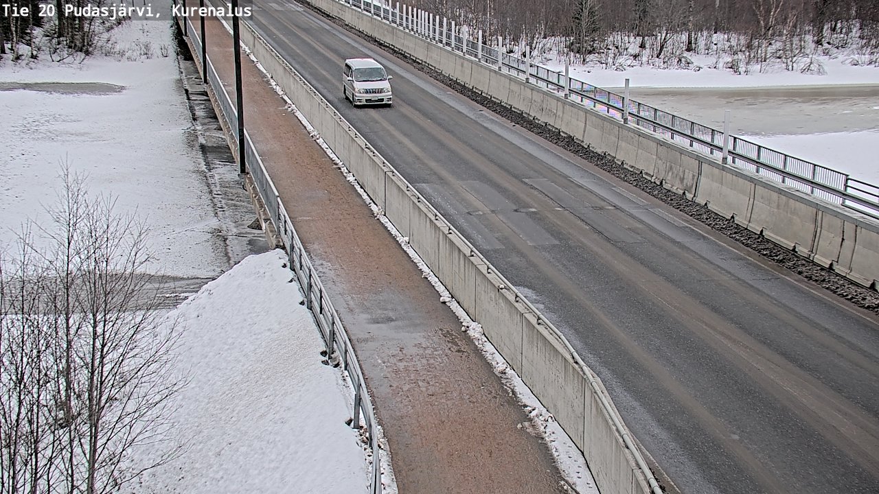 Kelikamerat Kuva Tie 20 Pudasjärvi, Kurenalus, Pudasjärvi, Pohjois-Pohjanmaa