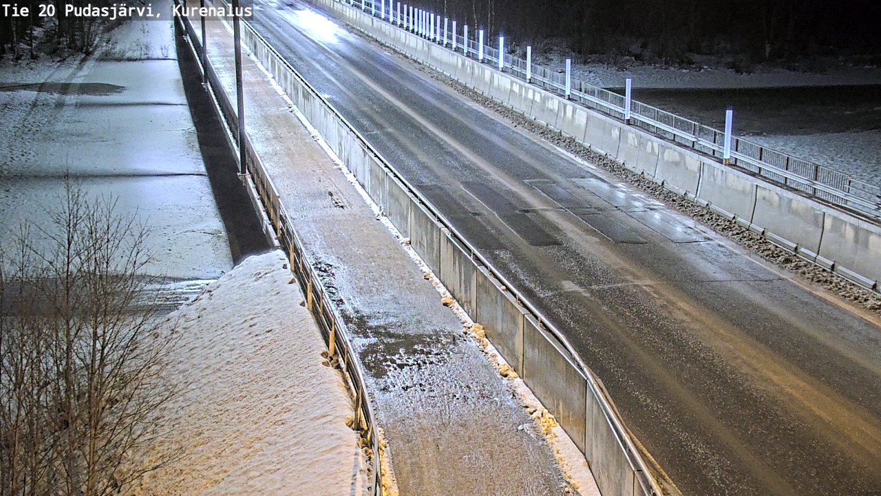 Kelikamerat Kuva Tie 20 Pudasjärvi, Kurenalus, Pudasjärvi, Pohjois-Pohjanmaa